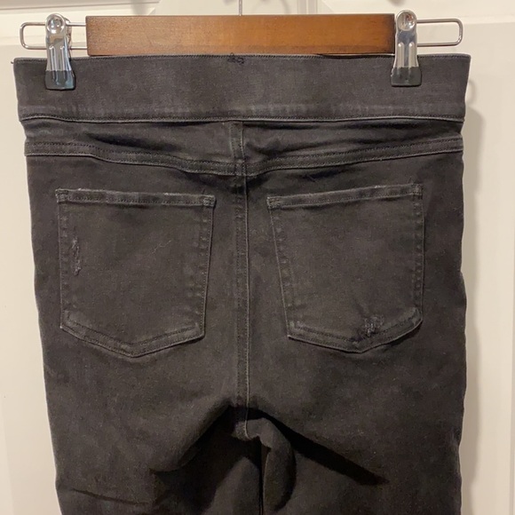 Spanx Pull On Distressed High Waist Jean Legging EUC - Picture 10 of 14